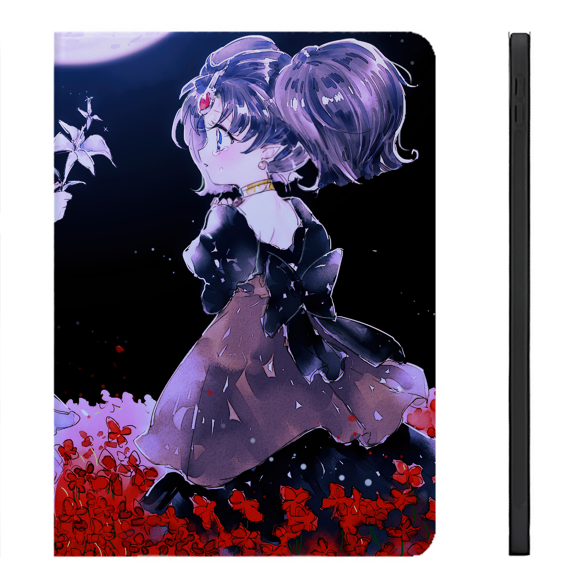 （画像用） 美少女戦士セーラームーン Sailor Moon IPadケース ペンホルダー付き ブックスタイルデザイン